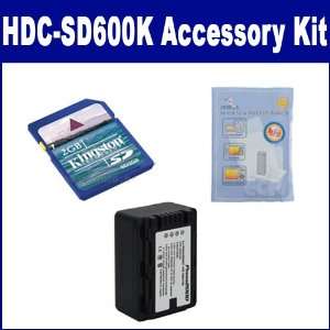  Panasonic HDC SD600K Camcorder Accessory Kit includes 
