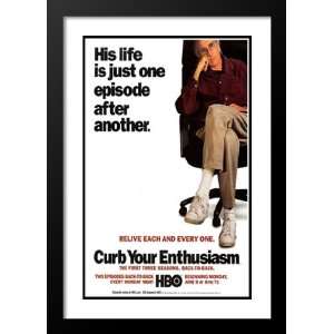 Curb Your Enthusiasm 32x45 Framed and Double Matted TV Poster   Style 