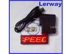 LED Digital Name Badge moving message Display Tag Bright Red SMD LED 