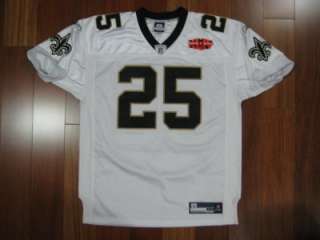 2010 Authentic Saints Reggie Bush jersey REEBOK 50 SB44  