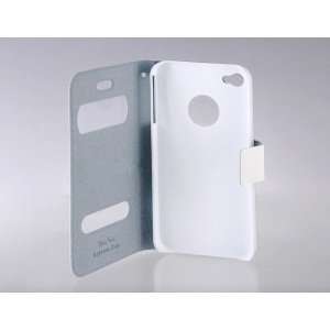  flip open pu leather iphone4 case Cell Phones 