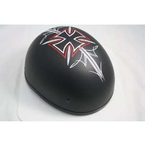 Skid Lid U 70 FLAT Half Helmet Large for Harley Davidson & Custom