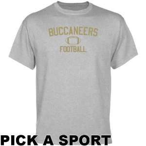 Charleston Southern Buccaneers Ash Custom Sport Icon T shirt  