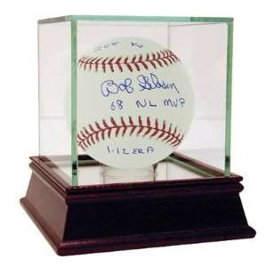  MLB Bob Gibson Autographed Baseball with Special 