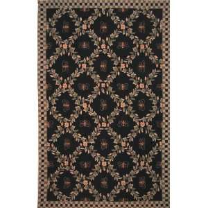  Chelsea Collection Hand Hooked Bee Wool Area Rug 3.00 