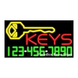 Keys Neon Sign 