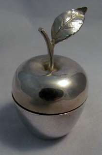 TIFFANY & CO STERLING SILVER VINTAGE APPLE FOR THE TEACHER DESK CANDY 