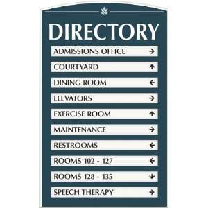   75 10 Panel Directory Contour   Model ctl d10