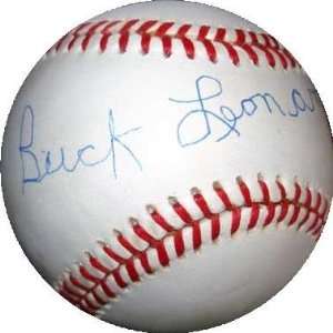 Buck Leonard autographed Baseball 