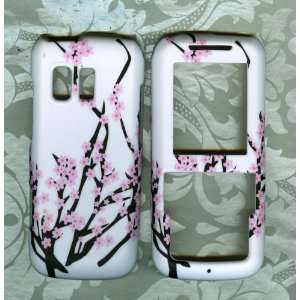 Pink flowers rubberized Samsung SCH R451c (TracFone)Straight Talk 