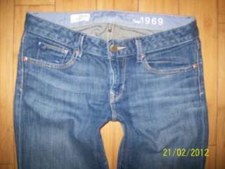 Womans Low Rise Gap 1969 Curvy Jeans Sz 6 28 x 33  