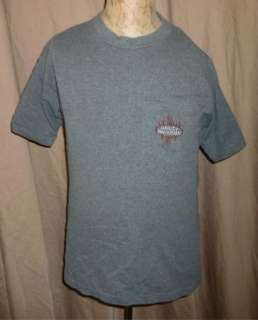 HARLEY DAVIDSON T Shirt SANDUSKY OHIO Vintage GRAY Motorcycle BIKER 