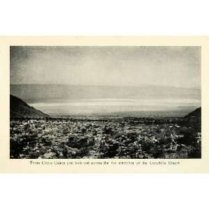 1913 Print Chino Canyon Coachella Conchilla Desert Valley California 