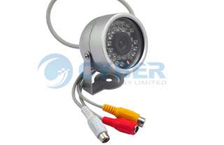 30 LED Color CCTV IR CMOS Dome Surveillance Video/Audio Camera Silver