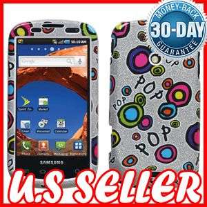 SILVER SPARKLE HARD CASE COVER FOR SAMSUNG EPIC 4G D700  