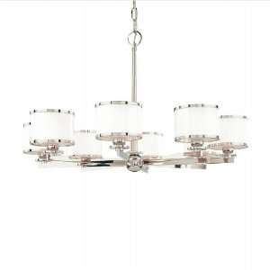 Basking Ridge Nickel Chandelier