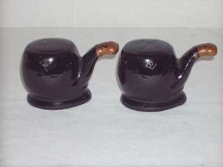 Vintage~Pipe~Salt and Pepper Shakers~Cork Stoppers  
