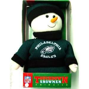  Philadelphia Eagles 9 Animated Snowman