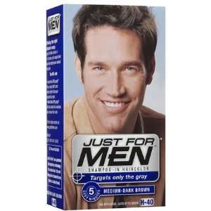 Just For Men Shampoo In Hair Color, Medium/Dark Brown (Quantity of 4)