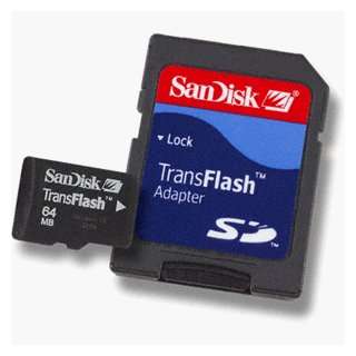  Sandisk 64mb Transflash Micro Sd Card with Adapter Health 