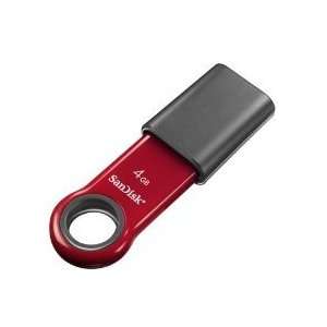  SanDisk 4GB Cruzer Slide USB 2.0 Flash Drive RED (SDCZ12 