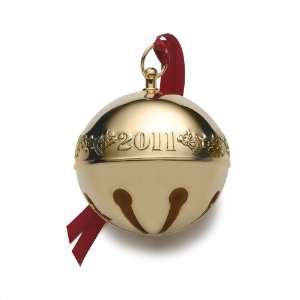  Wallace 2011 Gold Plated Sleigh Bell Ornament, 22nd 