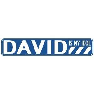   DAVID IS MY IDOL STREET SIGN