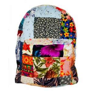  Nepal Boho Patchwork Recycled Backpack Large Office 