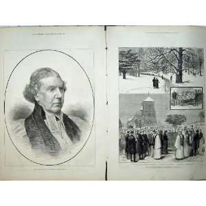   1882 Portrait Archbishop Canterbury Funeral Addington