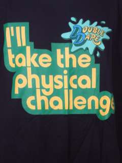 Nickelodeon T Shirt Double Dare Physical Challenge L  