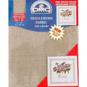  Aida Needlework Fabric 14 Count 14 X 18 Beige By The 