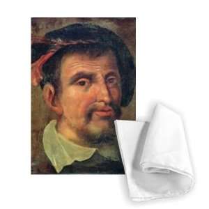  Ferdinand Columbus (oil on panel) by   Tea Towel 100% 