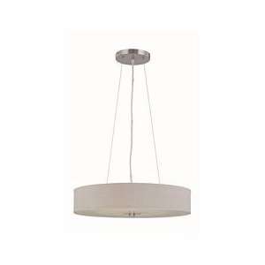  Lite Source LS 19358PS/WHT Saggio Ceiling Lamp, Polished 