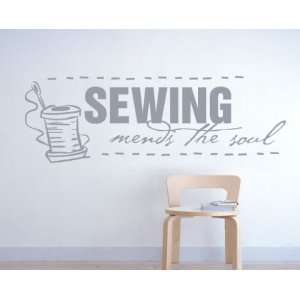   Soul Sports Vinyl Wall Decal Sticker Mural Quotes Words Ss006sewingv