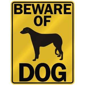  BEWARE OF  SCOTTISH DEERHOUND  PARKING SIGN DOG