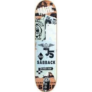  TRAFFIC SABBACK CANVAS DECK  7.87