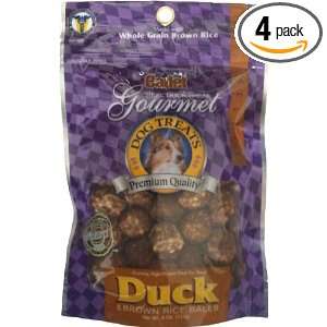 Costless Pet Treats Duck and Brown Rice Balls, 4 Ounce (Pack of 4)
