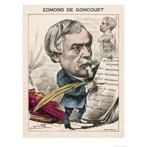  Edmond Louis Antoine Huot De Goncourt French Novelist a 