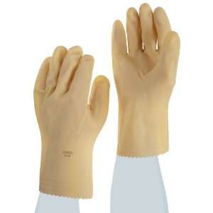 Ansell Canners & Handlers 392 Latex Glove, Powder Free, Pinked Cuff 