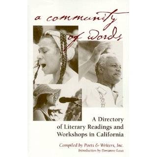 Community of Words A Directory of Literary Readings and Workshops 
