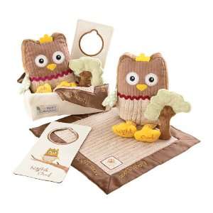  My Little Night Owl Gift Set with Keepsake Wicker Basket 