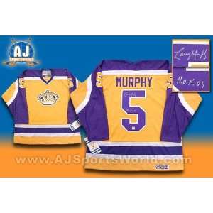 Larry Murphy Autographed Jersey   LA KINGS Rookie   Autographed NHL 