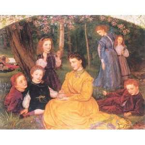  Hand Made Oil Reproduction   Arthur Hughes   32 x 26 