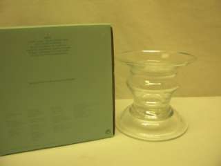 Partylite Party Lite Studio Glass Pillar Holder Vase  
