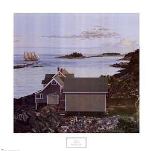  Atwater   Johns Bay, 1984 Size 24.5X24.25   Poster by John Atwater 