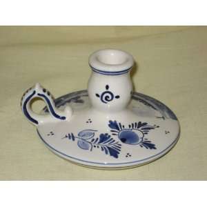  Vintage Delft Blue Holland Porcelain  Windmill & Flower 