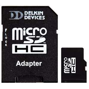  DELKIN 4GB MICRO SD MEMORY CARD W/ SD ADAPTER