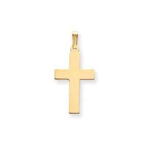  14k Yellow Gold Cross Pendant Jewelry