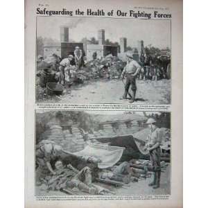   1917 WW1 British Soldiers Incinerators France Wounded