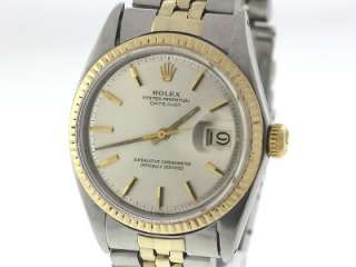Rolex Oyster Perpetual 1601 DateJust Stainless Steel / 14K Gold Trim 